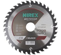 Диск пильный Expert NIREX 185x30/20x36 по дереву NSB4018