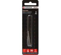 Сверло по металлу в блистере Forsage (3 шт; 1 мм; HSS) F-DS310 19815