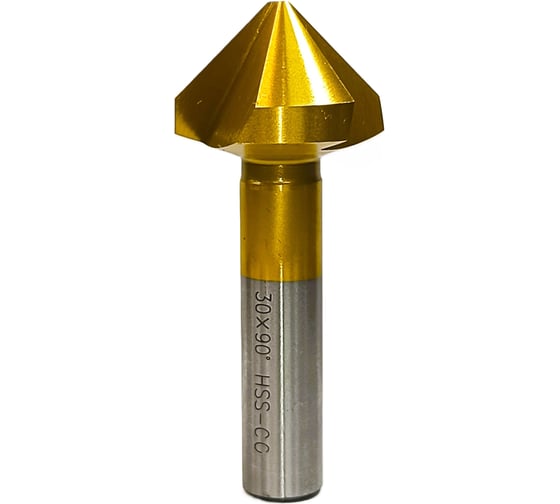 Зенковка Мегаинструмент 50.0х12х100, 90 HSSCo TiN 1