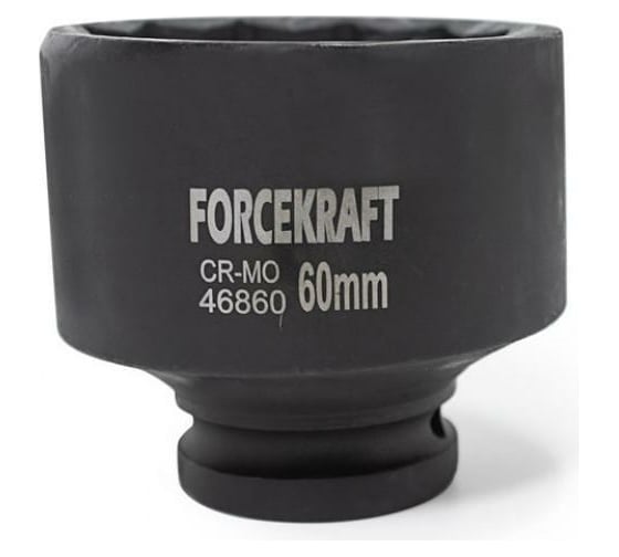 Головка ударная 12-гранная (60 мм; 3/4'') FORCEKRAFT 48258 FK-46860 1