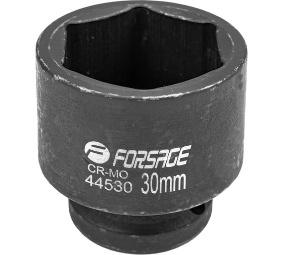 Головка ударная Forsage 30мм (6гр.), 1/2" F-44530(6786) 1