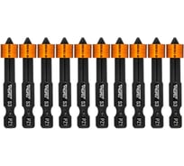 Бита магнитная WURZ PZ1, 50мм, с магнитным держателем, 10шт/бокс 2220