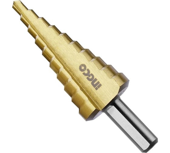 Ступенчатое сверло INGCO 4-22 мм INDUSTRIAL AKSDS42203 1