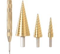 Набор ступенчатых сверл INGCO 4 шт INDUSTRIAL AKSDS2041