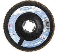 Диск абразивный лепестковый Zircon Power X-Lock K40 125 мм DRONCO 5932384100