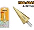 Ступенчатое сверло INGCO 4-32 мм INDUSTRIAL AKSDS43233 2