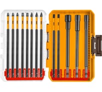 Набор ударных бит удлиненных INGCO IMPACT 13шт, S2 SUPER INDUSTRIAL AKDL01306