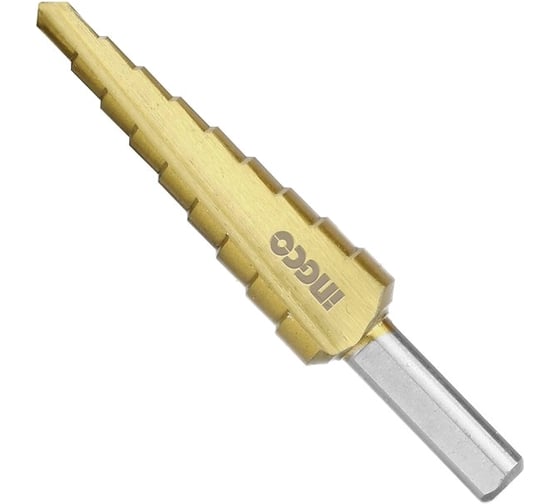 Ступенчатое сверло INGCO 4-12 мм INDUSTRIAL AKSDS41233 1