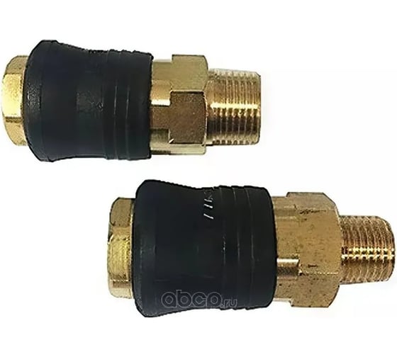 Быстроразъем пневматический с клапаном - наружная резьба 1/4" Forsage 14921 F-SE6-2SM
