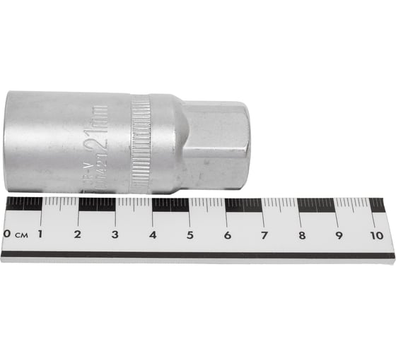 Головка Forsage свечная 21мм L-65мм 1/2" 6-гр. F-807421(9145)