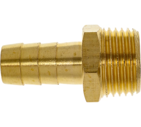 Штуцер пневматический наружная резьба 1/2" - елочка 12 мм, 5 шт Forsage 26093 F-MH08/08K