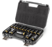 Набор ударных головок глубоких RUNTEC 1/2, 10-32 мм, CrMo, 15 предметов RT-IS1B15L