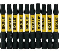 Бита магнитная Skole (BT2) 10 шт, T27-50, сталь S2 оригинал BT2-T2750