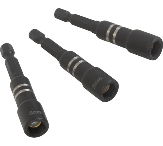 Бита кованая торцевая кровельная SKOLE 8х65мм магнитная, 60шт/уп KG2-8 1