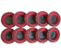 Круг шлифовальный лепестковый (10 шт; 75 мм; Р80) Forsage F-FD380C 48654