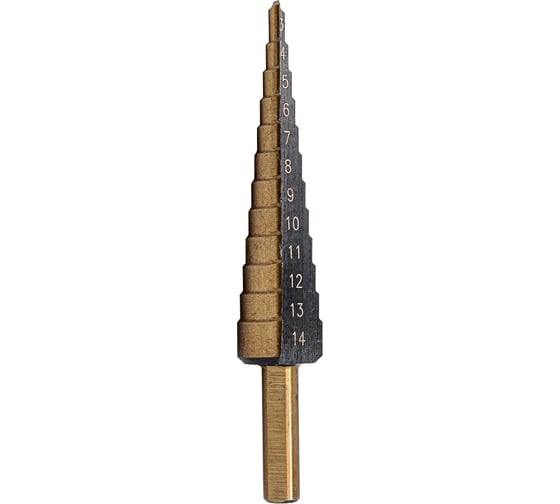 Сверло ступенчатое в блистере HSS424 Forsage F-44738(49820) 1