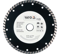 Диск алмазный отрезной универсальный TURBO (180х22.2 мм) YATO YT-6024