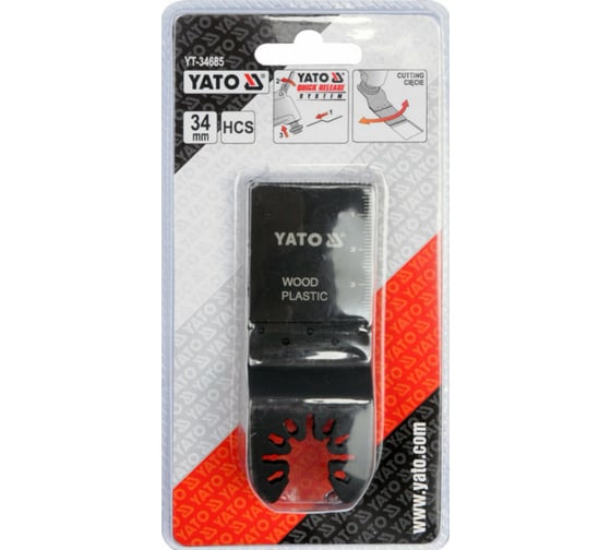 Насадка пильная (34 мм; HСS) для МФИ YATO YT-34685 1