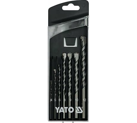 Сверла по бетону (7 шт; 4-12 мм) YATO YT-4390