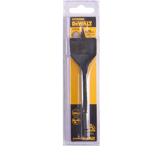 Сверло  EXTREME DEWALT DT4776, по дереву перьевое IMPACT 1/4 дюйма 35 x 152 мм DT4776-QZ 1