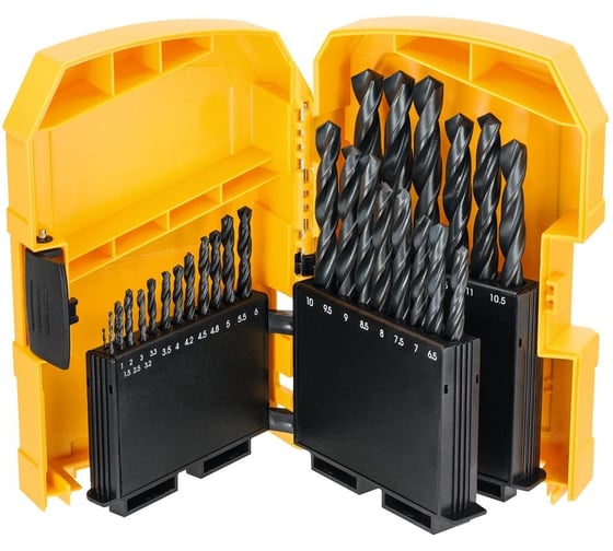 Набор сверл DEWALT DT5930 по металлу, 1-13 мм, 29 шт DT5930-QZ 1