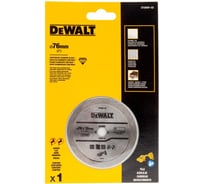 Алмазный отрезной диск DEWALT DT20591, по керамике, 76х10 мм DT20591-QZ