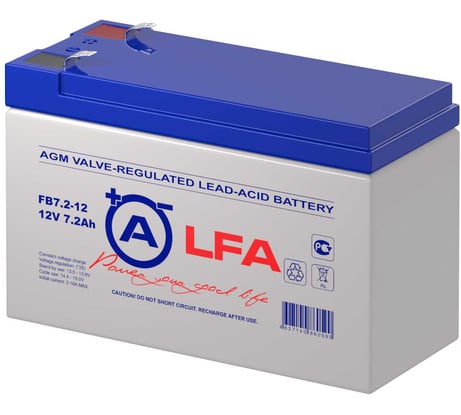 Аккумуляторная батарея LFA FB7.2-12 F2 12В 7.2 Ач УТ-00002609