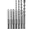 Набор буров D.BOR SDS-plus 2C PLUS, 7 шт (5/6/8х110, 6/8/10/12х160), 2-cutting D-2PSET071-0512 4