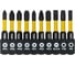 Набор торсионных магнитных бит WURZ 50мм, PH1,PH2(2),PH3,PZ1,PZ2,PZ3,T30,SL5.5,H4, 10шт/бл 4201PC 2