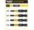 Набор торсионных магнитных бит WURZ 50мм, TORX (T10,T20,T25,T30), 4шт/бл 4268 6