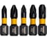 Набор торсионных магнитных бит WURZ 25мм, (PH1,PH2,PZ1,PZ2,PZ3), 5шт/бл 4261 2