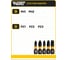 Набор торсионных магнитных бит WURZ 25мм, (PH1,PH2,PZ1,PZ2,PZ3), 5шт/бл 4261 5