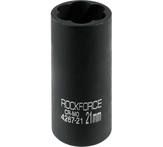 Головка ударная двухсторонняя 6-гранная Rockforce 1/2, 21мм RF-4267-21(65915) 1