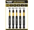 Набор торсионных магнитных бит WURZ 70мм, (PH1,PH2,PZ1,PZ2,PZ3), 5шт/упак 4263 3