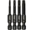 Набор торсионных магнитных бит WURZ 50мм, TORX (T10,T20,T25,T30), 4шт/бл 4269 2