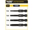 Набор торсионных магнитных бит WURZ 50мм, TORX (T10,T20,T25,T30), 4шт/бл 4269 5
