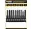 Набор магнитных бит WURZ 50мм, PH1,PH2(2),PH3,PZ1,PZ2,PZ3,SL5,SL6,H4, 10шт/бл 4200PC 4