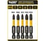 Набор торсионных магнитных бит WURZ 50мм, (PH1,PH2,PZ1,PZ2,PZ3), 5шт/упак 4262 3