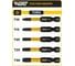 Набор торсионных магнитных бит WURZ 50мм, TORX (T10,T15,T20,T25,T30), 5шт/упак 4265 6