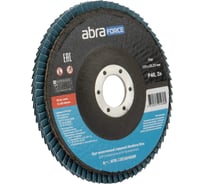 Круг лепестковый торцевой Abraforce Blue 125*22 Zn 40 Flat (10шт) AFBL125ZA04058F