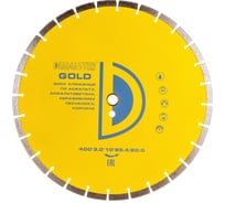 Диск сегментный GOLDEN TYPE (400х25.4/20х3х10 мм; 28Z) DIAMASTER 001.000.6805