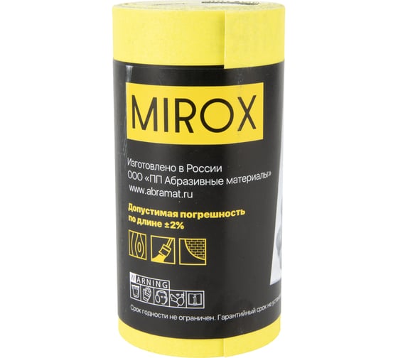 Рулон шлифовальный на бумажной основе Mirox SE 115мм x 5м Р180 MXSE11500518 1