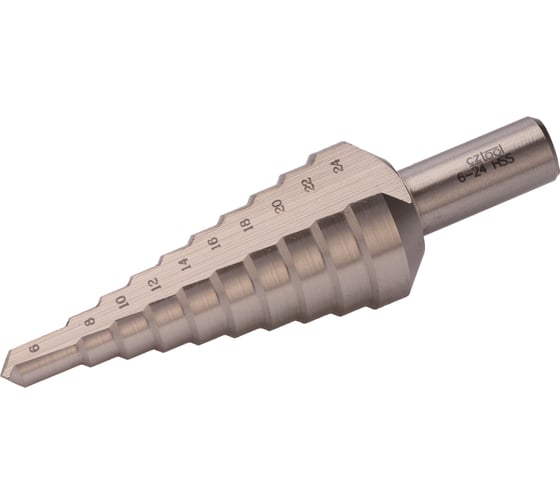 Сверло ступенчатое (6-24 мм; HSS; 85 мм) Bucovice Tools 641013