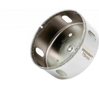 Коронка алмазная по стеклу и керамике (75 мм; 56/30 мм) Novocraft KAC075056301