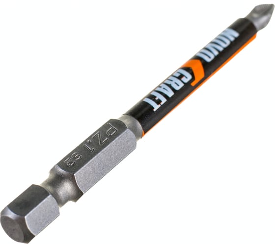 Биты (2 шт; 70 мм; PZ1; сталь S2) для шуруповерта Novocraft B43-22-0701A