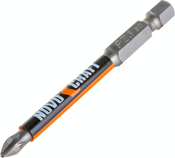 Биты (2 шт; 70 мм; PZ1; сталь S2) для шуруповерта Novocraft B43-22-0701A