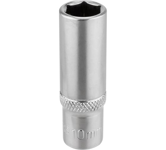 Головка глубокая 6-гранная Rockforce 10мм, 1/4 (к-т 20шт) RF LIGHT-5255010/к-т 20шт/(63176) 1