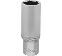 Головка глубокая 6-гранная Rockforce 13мм, 1/4 (к-т 10шт) RF LIGHT-5255013/к-т 10шт/(63143)