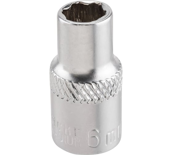 Головка 6-гранная Rockforce 6мм, 1/4 (к-т 30шт) RF LIGHT-52506/к-т 30шт/(63184) 1