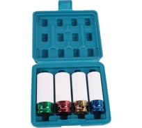 Набор торцевых головок ACG 1/2 - 17, 19, 21, 22 мм (в пластике) (4 шт/упак) LUXOR 1026318